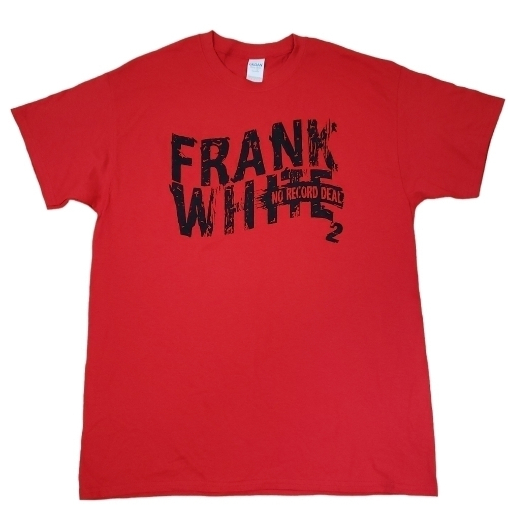 Frank White (King Of New York)~Size XL~Red/Black T-Shirt Heavy Cotton NEW.